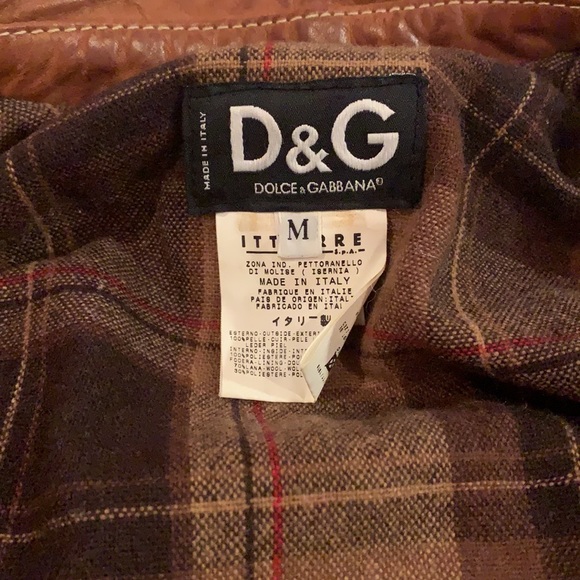 Vintage dolce and gabbana leather jacket - Picture 5 of 9